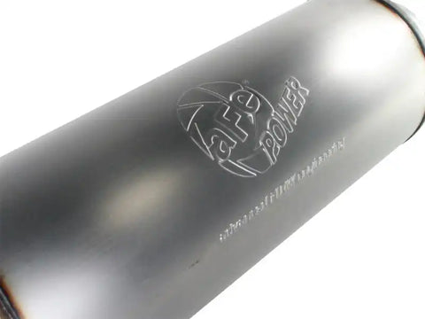 aFe 49-91012 MACHForce XP Exhausts Mufflers SS-409 EXH Muffler 5 ID In/Out 8 Dia
