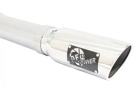 aFe 49-43068-P MACHForce XP SS Exhaust 3in to 3.5in Cat-Back w/ Polished Tip 15 Ford F-150 EcoBoost V6 2.7/3.5L