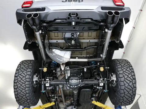 aFe 49-38084-B Vulcan Series 3in-2-1/2in 304 SS Cat-Back 2020 Jeep Gladiator (JT) V6-3.6L w/ Black Tips