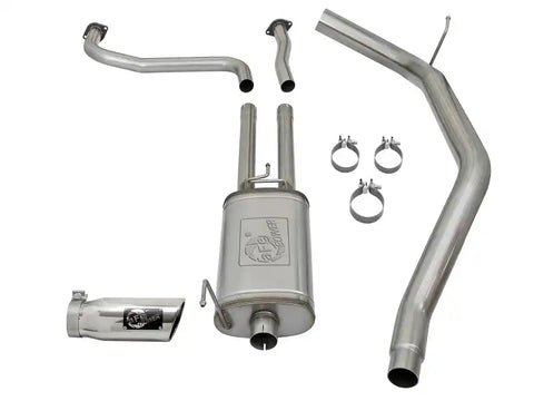 aFe 49-46125-P MACH Force-Xp 2-1/2in Cat-Back Exhaust System w/ Polished Tip 16-17 Nissan Titan XD V8 5.6L