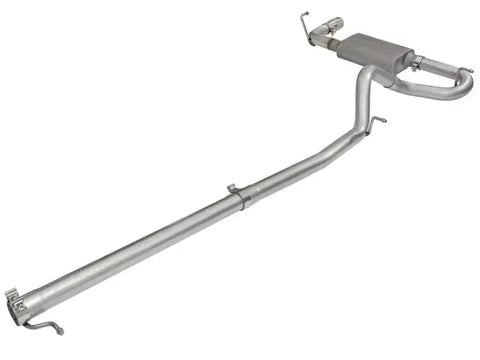 aFe 49-08044-1P Scorpion 2-1/2in Aluminized Steel Cat Back Exhaust 07-17 Jeep Wrangler V6-3.6/3.8L (4 Dr)