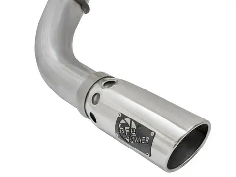 aFe 49-46113-P LARGE Bore HD Exhausts 4in DPF-Back SS-409 2016 Nissan Titan XD V8-5.0L CC/SB (td)