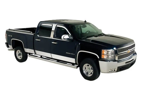 Putco 9751242GM-1 - Stainless Steel Rocker Panel w/Chevy Logo