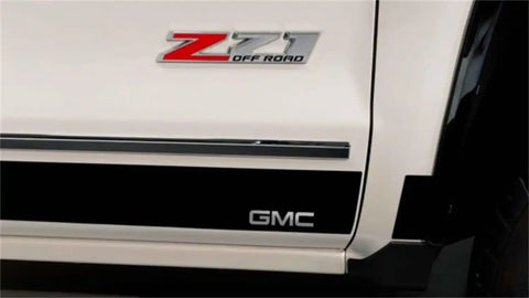 Putco 9751244BPGM-2 - Black Platinum Rocker Panel w/GMC Logo