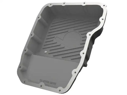aFe 46-71160B Transmission Pan (Black w/ Machined Fins) 13-19 Dodge Diesel Trucks L6-6.7L (td)