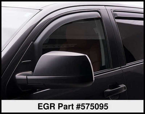 EGR 07-12 Toyota Tundra Dbl Cab In-Channel Window Visors - Set of 4 Matte