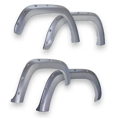 EGR 16+ Toyota Tacoma w/Mudflap Bolt-On Look Color Match Fender Flares - Set Silver Sky