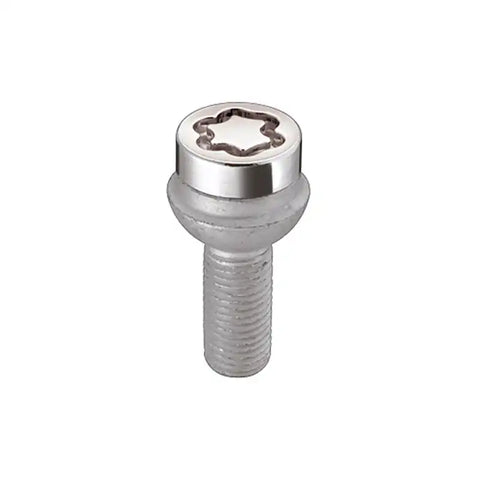 McGard Wheel Lock Bolt Set - 4pk. (Radius Seat) M12X1.5 / 17mm Hex 27.9mm Shank Length Chrome