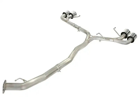 aFe 49-36108-P Takeda 3in SS Exhaust Cat-Back 09-14 Nissan GTR V6 3.8L Polished Tips