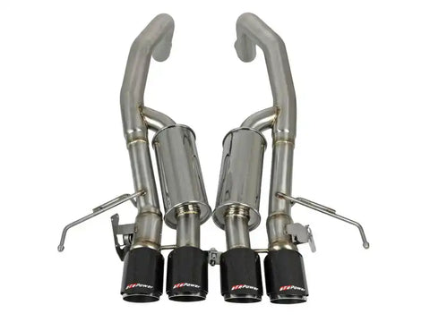 aFe 49-34082-1C MACHForce XP Axle Back 304SS Exhaust w/ Carbon Fiber Tips 15-19 Chevy Corvette Z06