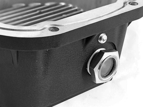 aFe 46-70032-WL Power Cover Diff Rear Machined w/ 75W-90 Gear Oil Ford Diesel Trucks 86-11 V8-6.4/6.7L (td)