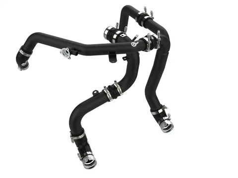 aFe 46-20584-B 21-22 Ford Bronco V6-2.7Ltt BladeRunner Alum Hot & Cold Charge Pipe Kit - Black