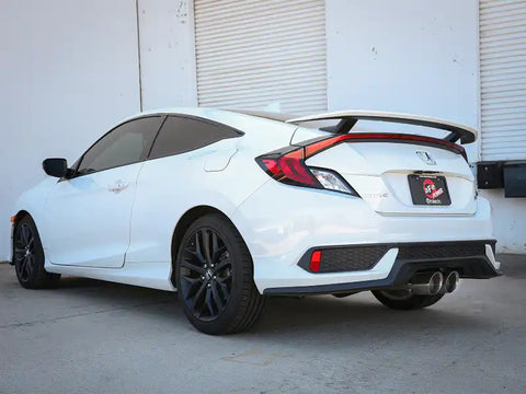aFe 49-36620-P Takeda 2.5in 304SS Cat-Back Exhaust System 17-20 Honda Civic SI Coupe L4-1.5L (t) - Polished Tip
