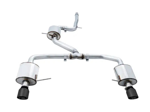 AWE Tuning 18-19 Volkswagen Jetta GLI Mk7 Touring Exhaust - Diamond Black Tips (Fits High-Flow DP)