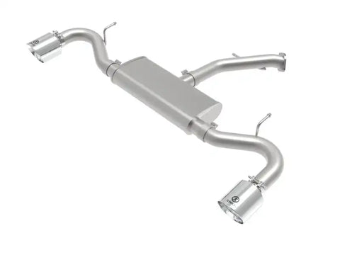 aFe 49-47016-P Takeda Series 2.5in 409 SS Axle-Back Exhaust System Polished 18-20 Hyundai Elantra GT L4-1.6L(t)