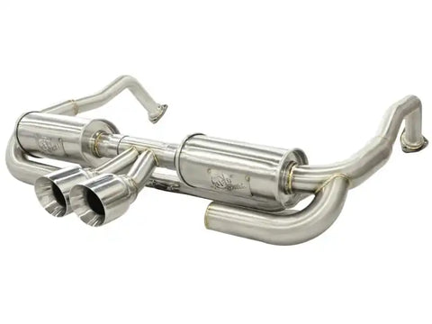 aFe 49-36409 ELITE 05-12 Porsche Boxster S (987.1-987.2) H6 3.4L 304SS Dual Cat-Back w/Dual Polished Tip Exht