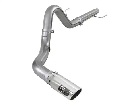 aFe 49-43143-P 2021 Ford F-150 V6-3.0L (td) Large Bore 409 SS DPF-Back Exhaust System w/ Polished Tip