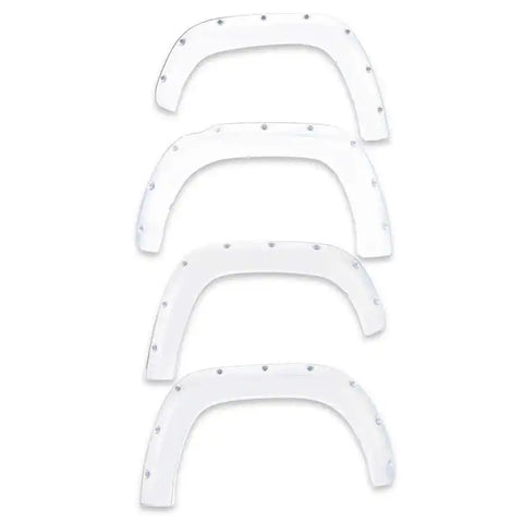 EGR 14+ Chev Silverado 6-8ft Bed Bolt-On Look Color Match Fender Flares - Set Summit White