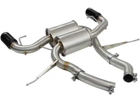 aFe 49-36327-B MACHForce XP 2.5in Axle Back Stainless Exhaust w/ Black Tips 07-13 BMW 335i 3.0L L6 (E90/92) N55