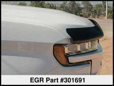 EGR 301691 Superguard Hood Guard Dark Smoke Finish