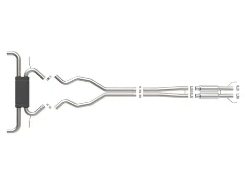 aFe 49-33133 Vulcan Series 2 1/2in 304 SS Cat-Back 21 Ford F-150 V6-2.7L/3.5L (tt)/V8-5.0L