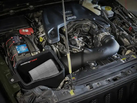 aFe 54-13078D Magnum FORCE Stage-2 Pro Dry S Cold Air Intake System Jeep Wrangler (JL) 18-23 V6-3.6L