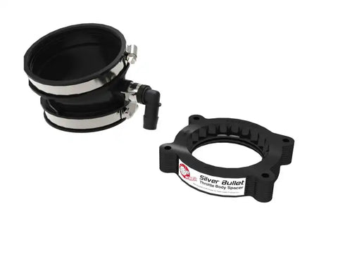 aFe 46-34023B 2020 Vette C8 Silver Bullet Aluminum Throttle Body Spacer / Works With Intake Only - Black