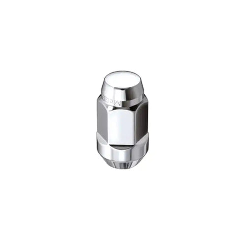 McGard Hex Lug Nut (Cone Seat Bulge Style) M14X1.5 / 22mm 1.945in. Length (4-Pack) - Chrome
