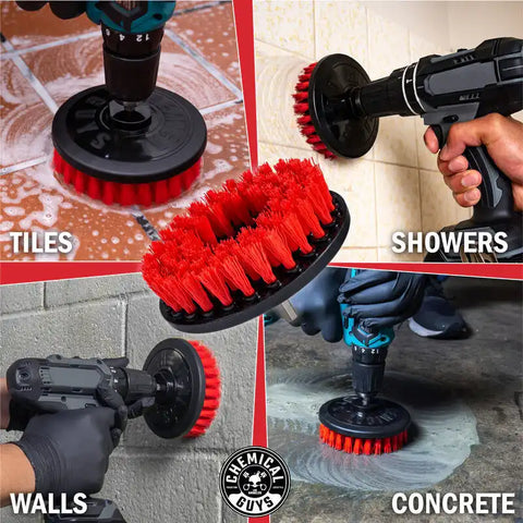 Chemical Guys Carpet Brush w/Drill Attachment - Heavy Duty - Case of 24