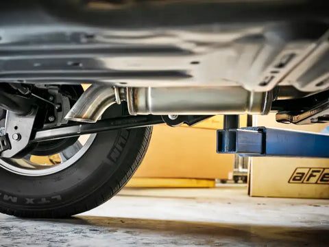 aFe 49-48074 Rock Basher 2.5in 409SS Cat-Back Exhaust System 18-21 Jeep Wrangler (JL) V6 3.6L