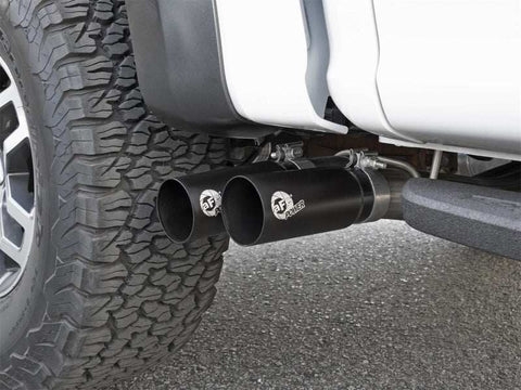 aFe 49-43091-B POWER Rebel Series 3in 409 SS Cat Back Exhaust w/ Black Tips 17 Ford F-150 Raptor V6-3.5L