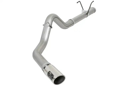 aFe 49-42006-P LARGE BORE HD 4in 409-SS DPF-Back Exhaust w/Polished Tip 07.5-12 Dodge Diesel Trucks L6-6.7L(td)