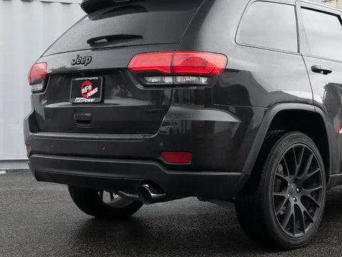 aFe 49-38078-B Large Bore HD 3in 304 SS Cat-Back Exhaust w/ Black Tips 14-19 Jeep Grand Cherokee (WK2) V6-3.6L