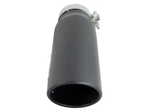 aFe 49T40501-B15 Diesel Exhaust Tip Bolt On Black 4in Inlex x 5in Outlet 15in