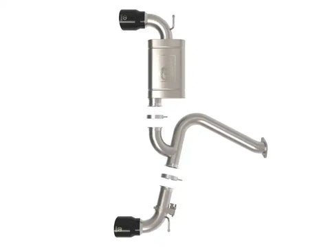 aFe 49-37032-B 22-23 Hyundai Kona N L4 2.0L (t) Takeda 3in SS Axle-Back Exhaust System w/ Black Tips