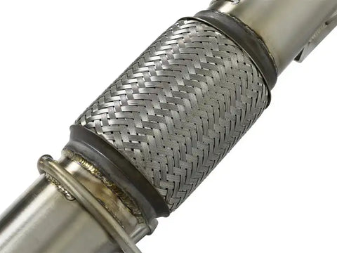 aFe 48-33024-HC Twisted Steel 3in. 304 SS Street Series Downpipe 16-18 Ford Focus RS I4-2.3L (t)