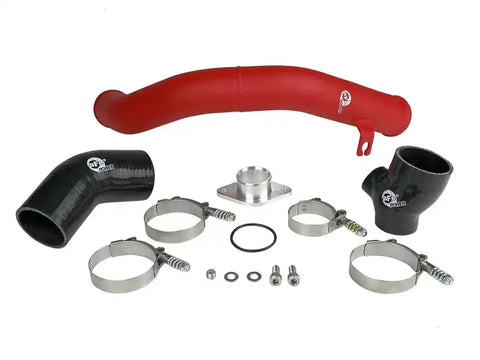 aFe 46-20378-R BladeRunner 2.5in Aluminium Hot Side Charge Pipe 15-20 Subaru WRX 2.0T - Red