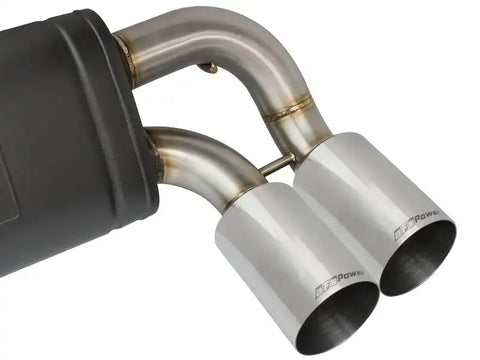 aFe 49-36330-1P 16-18 BMW M2 L6-3.0L MACH Force-Xp 3in to 2.5in 304 SS Cat-Back Exhaust System-Quad Polish Tips
