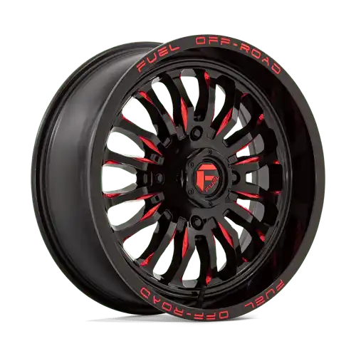 D822 18X7 4X156 G-BLK MILL-RED 13MM