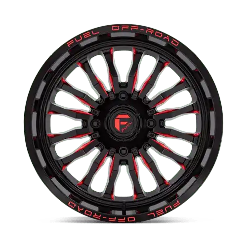 D822 20X7 4X156 G-BLK MILL-RED 13MM
