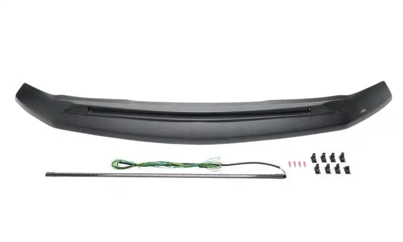 Aeroskin LightShield Pro Hood Protector; Black - MyTruckPoint