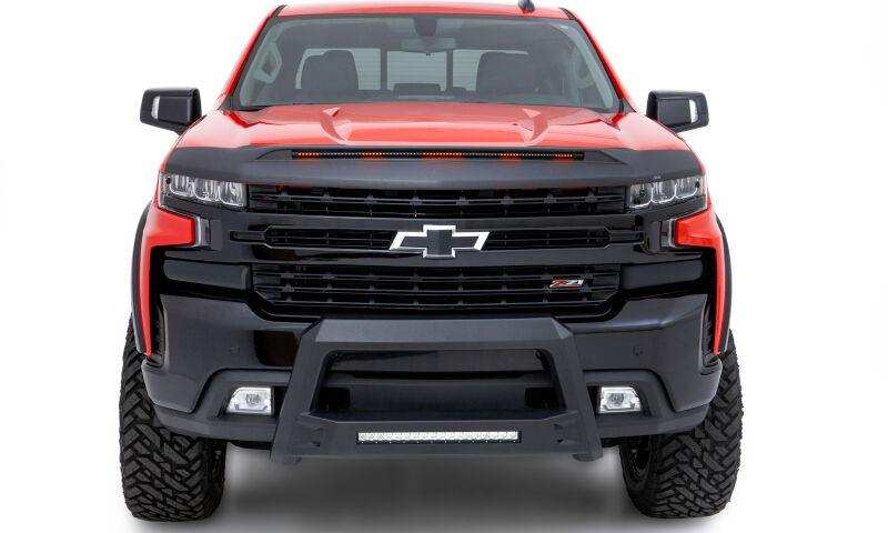 Aeroskin LightShield Pro Hood Protector; Black - MyTruckPoint