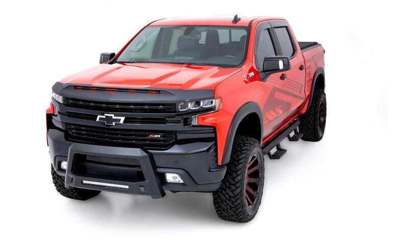 Aeroskin LightShield Pro Hood Protector; Black - MyTruckPoint
