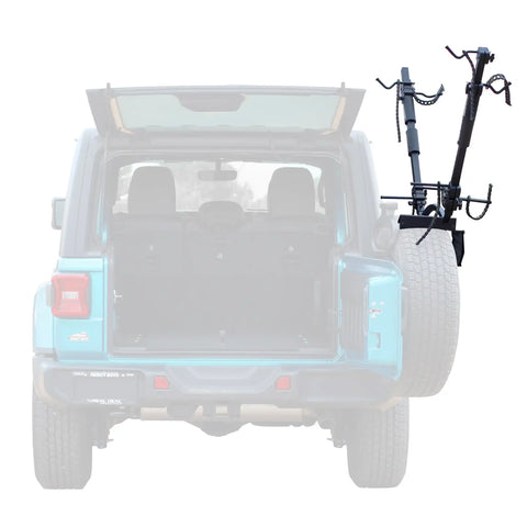 Lets Go Aero TireBiter - 2-Bike Spare Tire Mount Spare Tire Mount Holds 2 Bikes