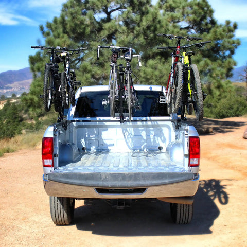 Lets Go Aero Full Nelson, 2-Bike Carrier Truck Bed Mount V-Rack (expandable to 6)