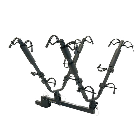 Lets Go Aero BikeWing V4 - Folding Tilt Up 2+2 Four Bike Hitch Rack
