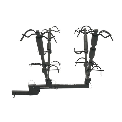 Lets Go Aero BikeWing V4 - Folding Tilt Up 2+2 Four Bike Hitch Rack