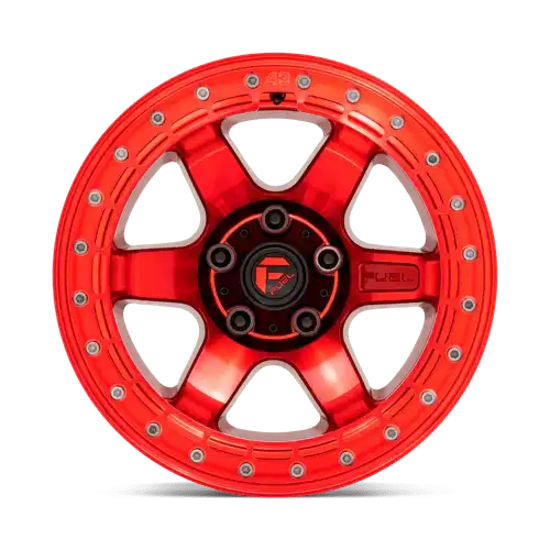 D123 17X9 6X5.5 GL-RED GL-RED-RG -15MM