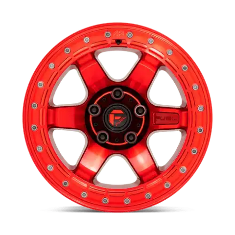 D123 17X9 6X5.5 GL-RED GL-RED-RG -15MM