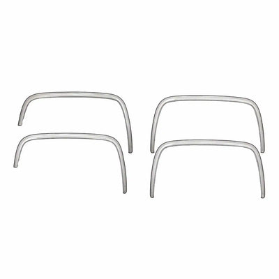 Coast To CCIFTC163 Short Wheel Well Polished Stainless Steel 1.5 Inch Width With Trim For 4 Fenders